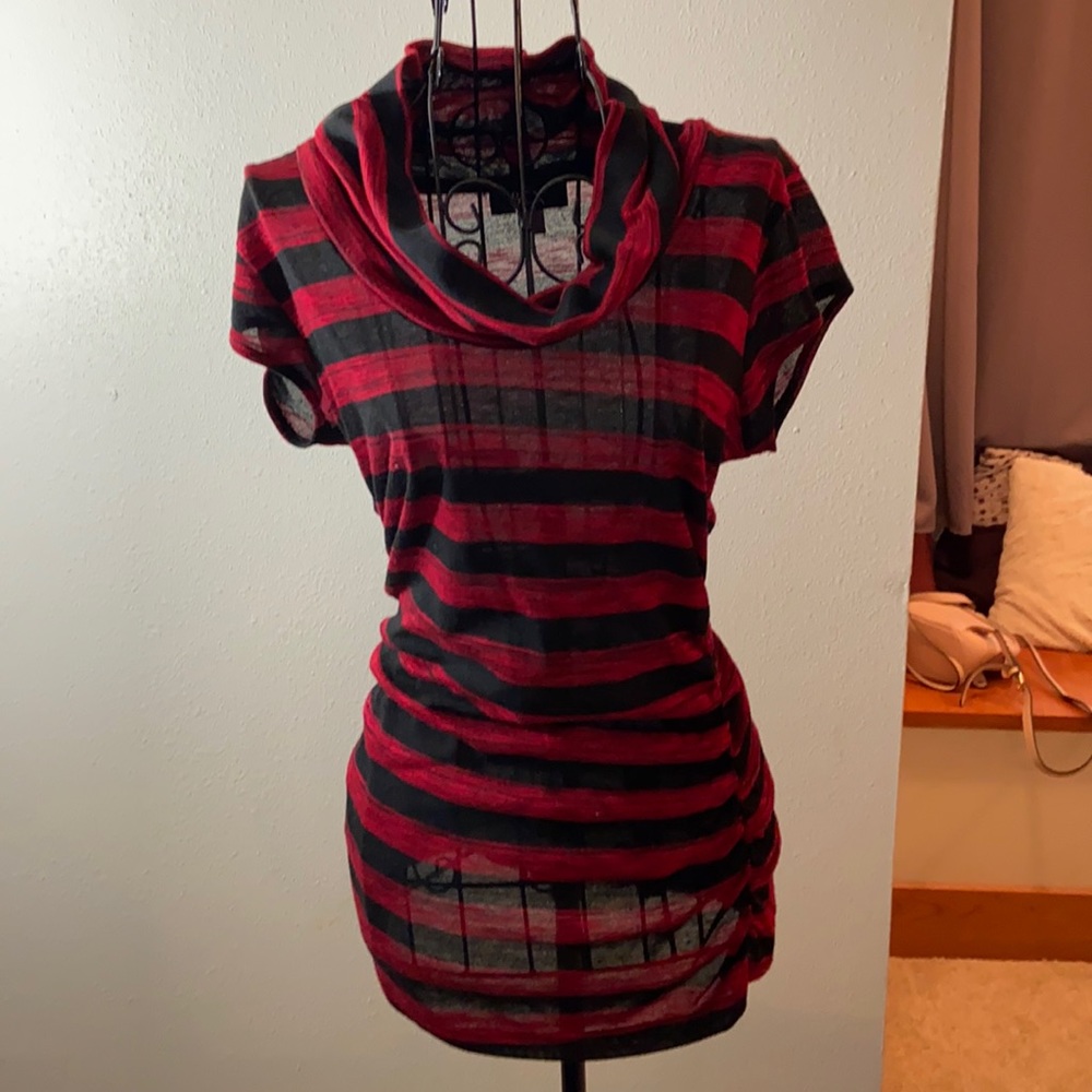 Red and White Top